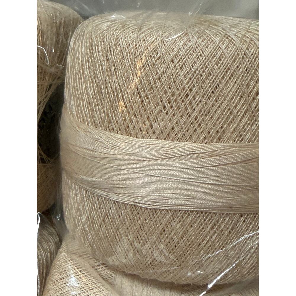 Lot of 6 Vintage DMC Cordonnet Special Superba No 80 Crochet Thread Ecru France - Picture 6 of 6